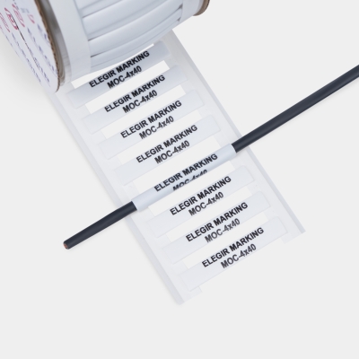 Маркер овальный MOC-4-40-W белый (уп. 550 шт.) арт.22004410