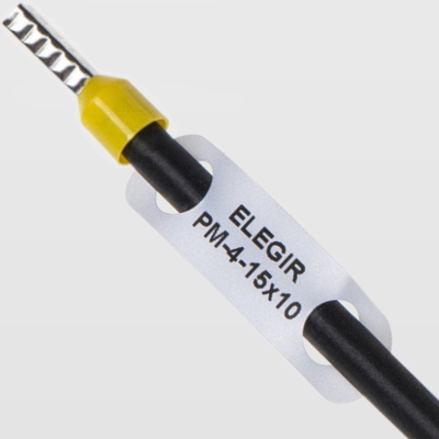 Маркер продеваемый PM-4-15x10 W белый (уп. 1800 шт.) арт.523415100