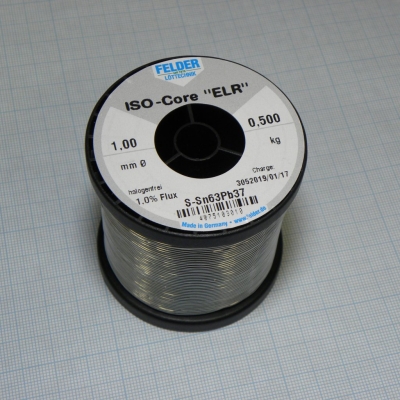 Припой Sn63Pb37 ELR 1.0мм 500гр