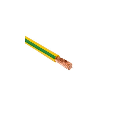 Провод ПуГВ 10 зелено-желтый