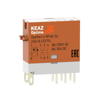 Реле промежуточное OptiRel G RP46-52-24D-8-CO/TIL 281055